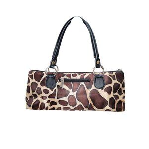 Primeware Insulated Wine Clutch Giraffe Print Zipper‎ Closure with Corkscrew